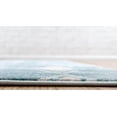 thumbnail image 4 of Jill Zarin Uptown Collection Area Rug - Carnegie Hill (4' 1" x 6' 1" Rectangle Turquoise/Ivory), 4 of 6