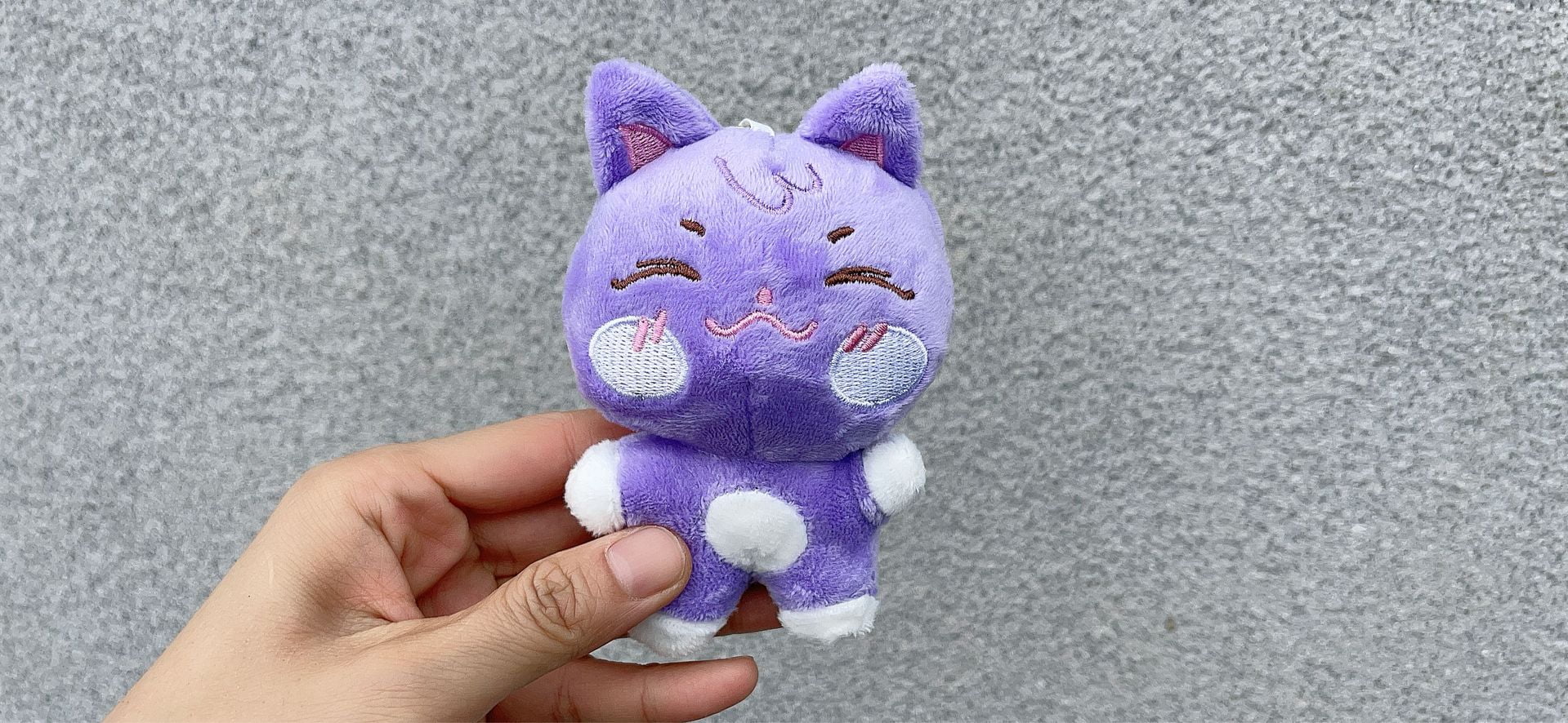 ATEEZ X ANITEEZ Plush Keychain, Plush Doll JJONGbear Cartoon