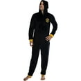 thumbnail image 5 of Harry Potter Men's Hooded One-Piece Hogwarts Houses Pajama Union Suit - Hufflepuff Gryffindor Slytherin Ravenclaw, 5 of 5