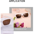 thumbnail image 6 of FEISEDY Square Cat Eye Sunglasses Vintage Cateye Frame UV400 Protection Sunglasses B2719, 6 of 14