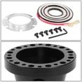 thumbnail image 4 of DNA Motoring For 84-04 Ford Mustang Ranger Thunderbird Black Steering Wheel Hub Adapter Boss Kit, 4 of 5