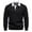 Black, variant on Naughtyhood Hoodies for Men Mens Sweatshirt Men's Solid Sweater Slim Long Sleeve Lapel Button Pullover Casual Sports Top Sweater