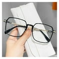 thumbnail image 2 of Blue Light Blocking Glasses Unisex Large Frame Clear View Strong Hinge Color-changing Transparent with Brim Eye Protection Clear Bluelight Glasses Spectacles, 2 of 8