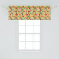 thumbnail image 2 of Ambesonne Colorful Window Valance, Chevron Hipster Style, 54" X 18", Multicolor, 2 of 3