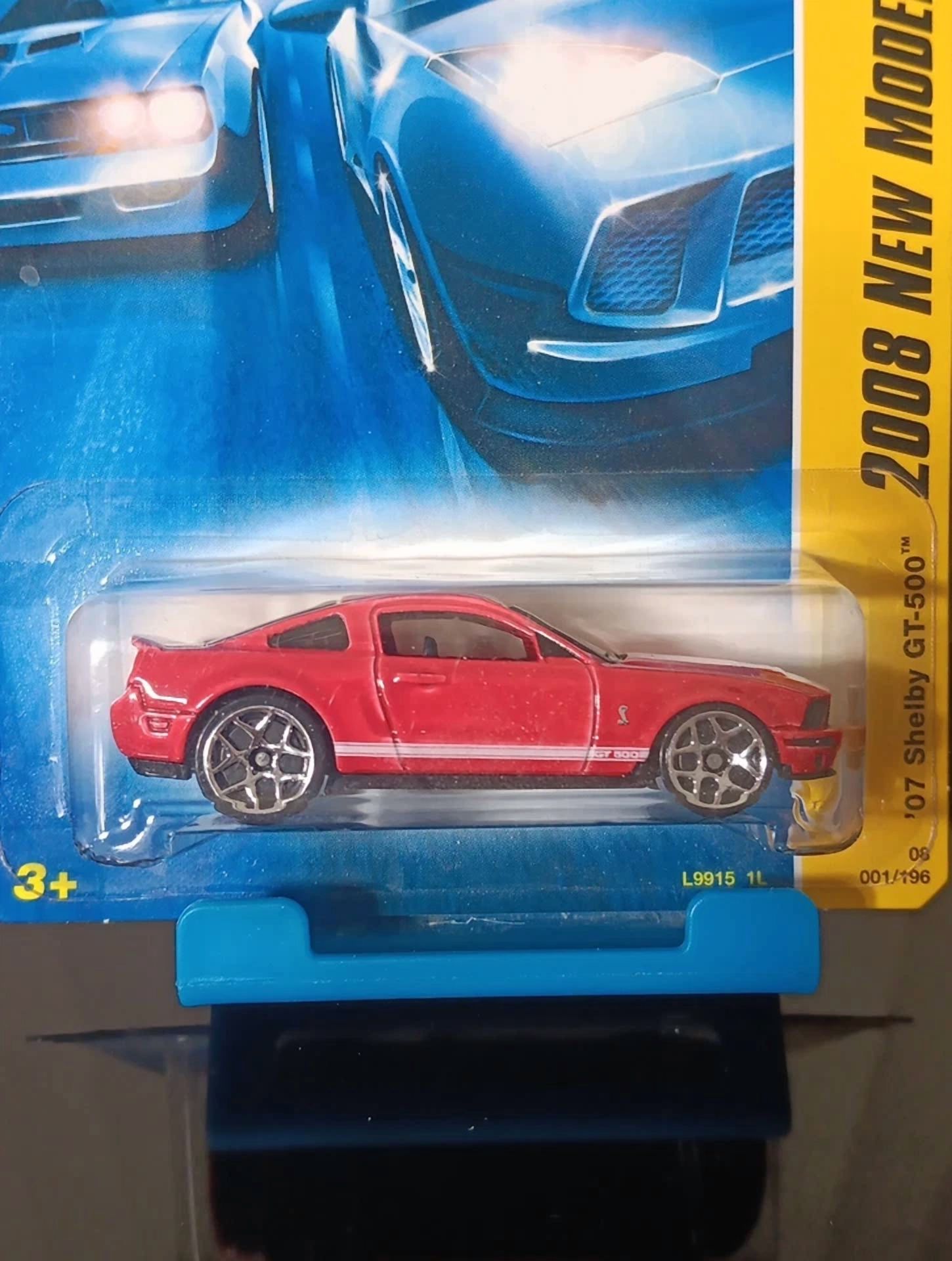 NIB 2007 SHELBY GT-500 MUSTANG RED 2008 NEW MODELS HOT WHEELS TOY HW 1/64 #1/40