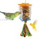 thumbnail image 1 of Loro Forrajeo Juguetes Loro Alimentador Juguete Inteligencia Crecimiento Jaula Caja De Acrílico Titular De Alimentos Juguetes Con Columpio Juguetes Para Loro Periquitos Cockatiel Conure seitruly PT000945-00, 1 of 6