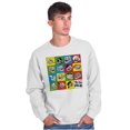 thumbnail image 3 of Troll Face Internet Memes Big Smiley Sweatshirt for Men or Women Brisco Brands X, 3 of 6