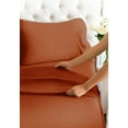thumbnail image 7 of CGK Linens 3-Piece Ultra Soft & Comfy Hotel Luxury Sheet Set - Twin Size Cooling Bed Sheet Fits 8"-16" Mattresses, Terracotta, 7 of 7