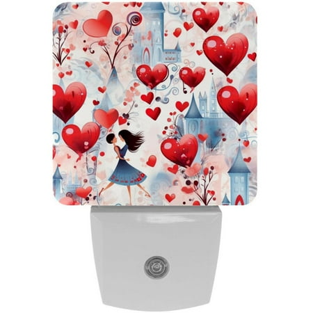 

Valentine s Day Love LED Square Night Lights: Innovative Illumination for a Relaxing and Safe Atmosphere - Energy-Efficient & Stylish Bedroom Decor