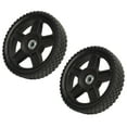 thumbnail image 1 of Push Mower Wheels, Prevent Friction  Bearings PVC Smoothing  High Stability  Base 2pcs Mower Wheels  for Perfect Fitting, 1 of 7