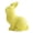 Yellow, variant on UYUH Ceramic White Rabbit Bunny Figurines, Porcelain Easter Bunny Decorations for Home Shelf and Tabletop, Spring Decoration, Ceramic Rabbit Statue and Gift