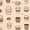 Color 3, variant on Coffee Shop Peel and Stick Wallpaper Coffee Cups Cappuccino Sketches Dark vintage Wall Mural 17.7in x 9.8ft Self Adhesive Removable Wall Paper Renter Friendly Wallpaper for Bakery Coffee Lover