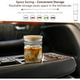 thumbnail image 5 of Mason Jar with Lid and Straw,24 oz Iced Coffee Cup with Bamboo Lid and Straw,Boba Cups Smoothie Tumbler-Wide Mouth Reusable Glass Cups with Lid and Straws【4 Pack】, 5 of 6