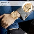 thumbnail image 5 of Reloj de pulsera para hombre, reloj de acero inoxidable, reloj de negocios resistente al agua para hombre, 5 of 5