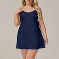 thumbnail image 6 of YSUEJPF Plus Size Satin Mini Nightgown for Women Spaghetti Straps Short Sleepdress Silk Slips Sleepwear & Lingerie, 6 of 7