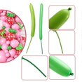 thumbnail image 2 of Strawberry Balloon Arch, 157 PCS Strawberry Balloon with Red Pink Green Latex Balloons and Strawberry Foil Balloons, 2 of 5