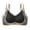 Black, variant on Wireless Lifting Bra for Women Anti Sagging, Full Coverage T Shirt Bra No Underwire with Side Breast Support, Wide Side Panels with Sewn-In Padded Cups, Beige,XXXL