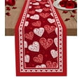 thumbnail image 2 of Valentine'S Day Love Table Runner Country Wedding Decoration Table Mats Tablecloth for Home Dining Holiday Party Decor, 2 of 7
