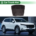 thumbnail image 2 of Tapete de forro de carga Unique Bargains para maletero trasero para Honda CRV 2023-2024 EV XPE Cuero de microfibra Negro Cara plana Patrón circular 3D, 2 of 7