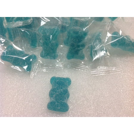 Gummi Bears enveloppées cerise 5 livres ours gommeux bleus emballés individuellement