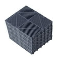 thumbnail image 6 of 25/50 Packs Interlocking Garage Floor Tiles Vented Water Drainage 15.75x15.75'', 6 of 14
