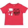 thumbnail image 3 of Inktastic My Aunt Loves Me Beary Much Cute Bear Boys or Girls Toddler T-Shirt, 3 of 5