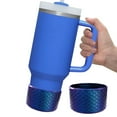 thumbnail image 6 of Yucurem Mermaid Silicone Boot Anti-slip Bottom Sleeve for Cup 40oz Water Bottles for Sports (Dark Blue), 6 of 10