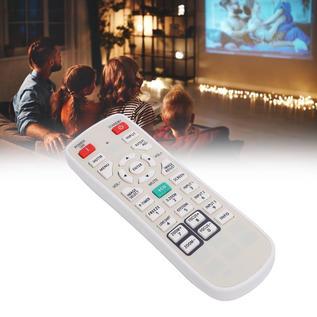 Projector Remote Control, Impact Resistant N2QAYA000039 Stable Signal for PT-EX600E