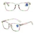 thumbnail image 3 of 4 Pairs Womens Blue Light Blocking Reading Glasses Spring Hinge Readers Presbyopic Glasses, 3 of 3