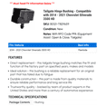 thumbnail image 2 of Tailgate Hinge Bushing - Compatible with 2014 - 2021 GMC Sierra 3500 HD 2015 2016 2017 2018 2019 2020, 2 of 2