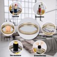 thumbnail image 2 of Bathroom Organizers and Storage, Makeup & Jewelry Organizer, Desk Cosmetic Organizer, Jewelry Decorative Tray, Metal Mirrored Tray, Roman Style Elegant Design for Jewelry Living Room Easter, Gold, 2 of 6