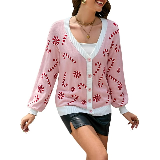 LUBOT Nouveaux Cardigans de Noël Laids pour Femmes