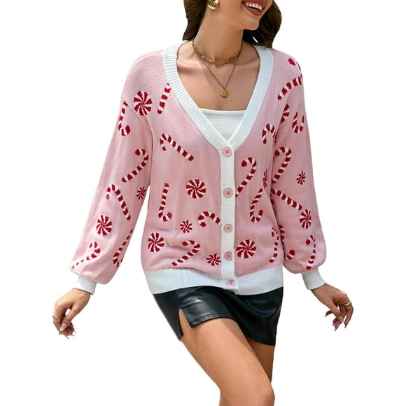 LUBOT New Ugly Christmas Cardigan Sweaters for Women