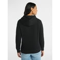 thumbnail image 3 of Time and Tru Women's Fleece Hoodie, Sizes XS-XXXL, 3 of 5