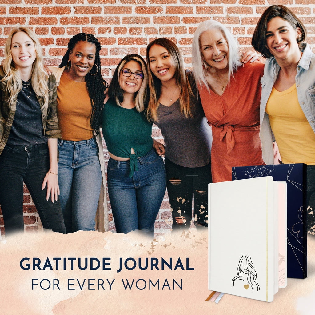 RYVE Daily Gratitude Journal, Women, Blank Diaries & Journals, Multicolor