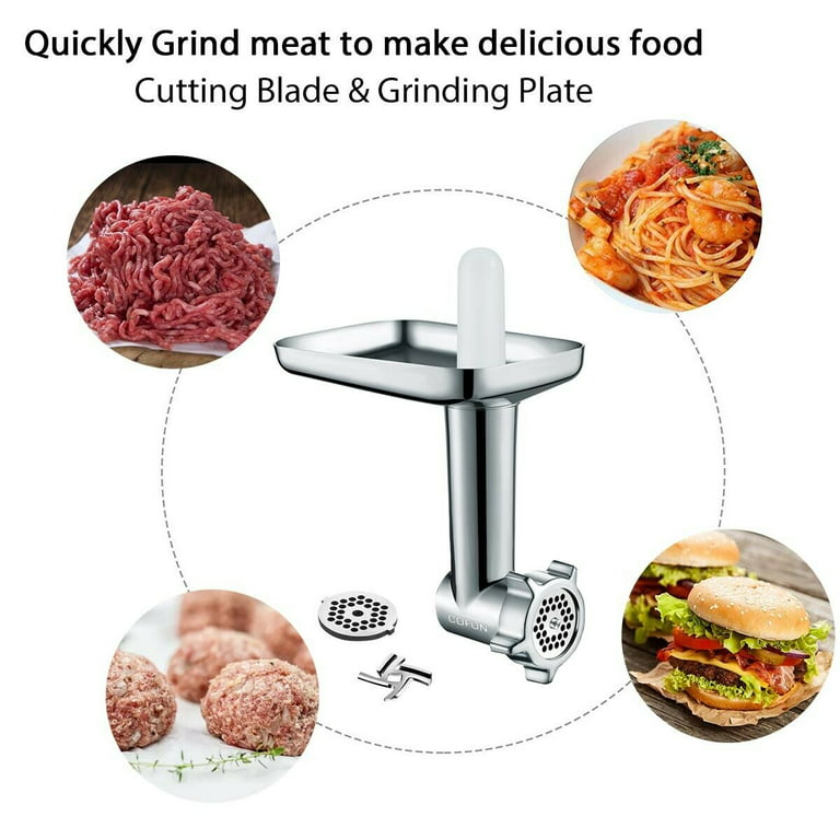 Meat and fruit grinder attachment set for stand mixer 5KSMFVSFGA, KitchenAid  