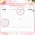 thumbnail image 5 of Naler 2027 Daily Hourly Planner 5.7"x 8.3" - One Page a Day (12 Month),Hardcover A5 Weekly Monthly Diary Planner Agenda Notebook,Rose Glod, 5 of 8