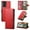 Red, variant on Wallet Case for Motorola Moto G Stylus 5G 2024,Magnetic Closure PU Leather Folio Flip Phone Cover Shockproof Protective Phone Cover