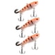 thumbnail image 5 of 3 uds doble cola cebo suave simulación Artificial realista señuelo para pesca en hielo Tackle3 #, 5 of 14