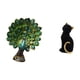 thumbnail image 5 of Figura de escritorio,Estante de estatua de pavo real para escritorio,decoración del hogar,Figura decorativa creativa para la oficina y el hogar.,Figura de escritorio,Estatua de gato,linda, 5 of 8