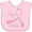AD-Pink, variant on Inktastic Hope Believe Breast Cancer Ribbon Boys or Girls Baby Bib