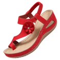 thumbnail image 2 of YOUYEDIAN Orthopedic Sandals for Women Summer Casual Arch Support Walking Shoes Comfy Slip on Non Slip Open Toe Slippers, 2 of 7