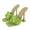 Green, variant on Women Classic Square Open Toe Slide Mules Kitten High Heel Slip On Sandals Backless Daily Dress Shoes Size 5 White