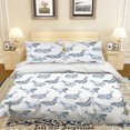 thumbnail image 2 of 3D Cute Sea Animals Whale Pattern Quilt Cover Set Bedding Set Duvet Cover, 2 of 3