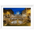 thumbnail image 4 of Art.com Night view of Fontana della Barcaccia and Spanish Steps, Piazza di Spagna, Rome, Lazio, Italy Photographic Print by Stefano Politi Markovina, White Frame Wall Art, 44" x 32", 4 of 4