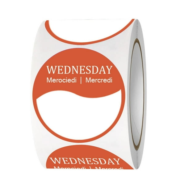 Day dots food labels