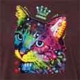 thumbnail image 5 of Wild Bobby Dean Russo Cat Wearing a Crown Thinking Cat Crowned Cat Lover Men Premium Tri Blend Tee, Cardinal, Small, 5 of 5