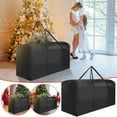 thumbnail image 1 of Xihbxyly Bolsa para Árbol de Navidad, Cierre de Doble Cremallera, Material 420D Resistente, Asas Reforzadas, Organizador Compacto, Ideal para Árbol de Navidad, Almohadas, Edredones, Fácil de Guardar,, 1 of 1