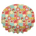 thumbnail image 2 of Pioneer Flower Floral Print Pattern Round Tablecloth 60 X 60 Inch, Wrinkle Resistant Wipeable Table Cloth for Kitchen Dining Picnic Patio Party, 2 of 6
