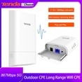 thumbnail image 2 of Puente Wifi Tenda de 5 GHz y 867 Mbps para exteriores, repetidor inalámbrico de largo alcance, punto de acceso, enrutador cliente, AP, puente Wifi, 2 of 5